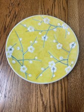 Vintage Japanese Porcelain Dogwood Plate