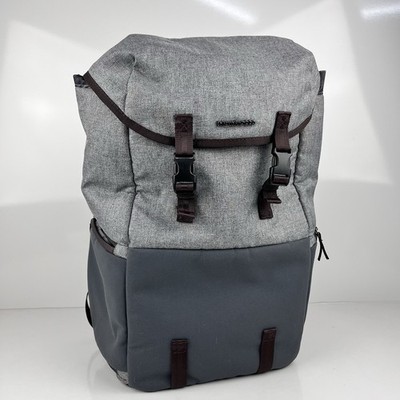 Manfrotto B Backpack Bag Camera Photo Lens DLSR Windsor Explorer Gray 18x13.5 