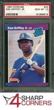 1989 DONRUSS #33 KEN GRIFFEY JR. RC RATED ROOKIE HOF PSA 10