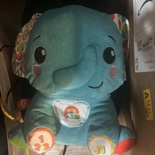 Fisher-Price Lights Learning Elephant Musical Plush Pre-School Baby Toy