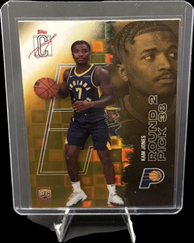 2025 Topps Signature Class Kam Jones #132 Chrome Rookie Gold Refractor /10 RC