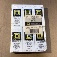 Lot of 6 New Square D B0.92 Overload Relay Thermal Unit