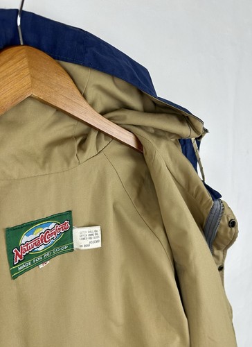 Natural Comforts REI CO-OP Blue Parka Soft Shell Canvas Coat Mens Size Medium - Picture 12 of 13
