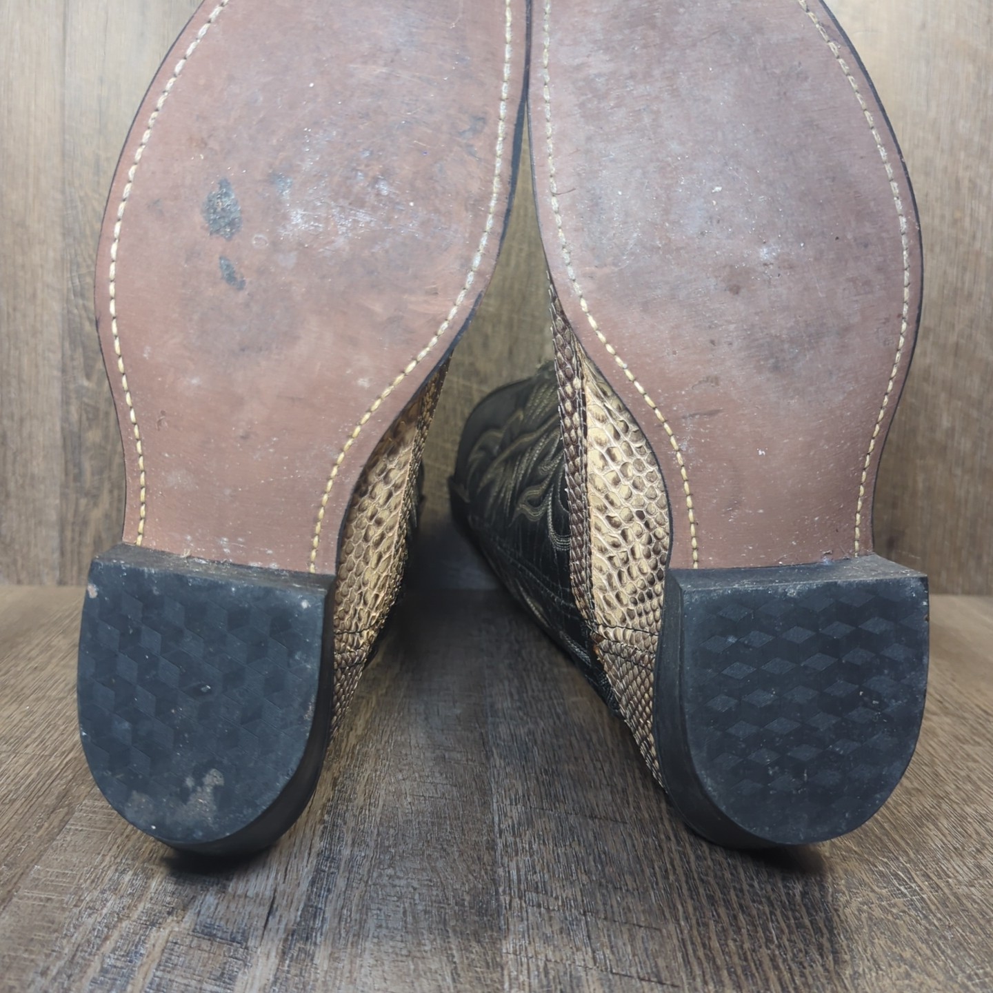 Vintage Laredo Python Snakeskin Leather Western C… - image 14