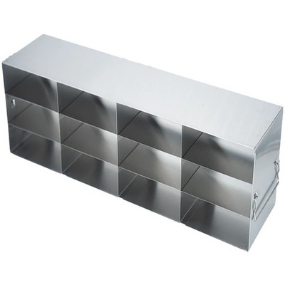 Stainless Steel Lab Freezer Racks: 4 x 3 - Holds 3'' Box (Set of 2) [$30 Each]