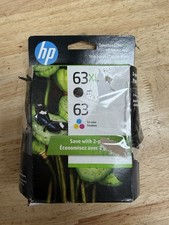 HP 63XL BLACK  63 TRI-COLOR INK - Damaged Box