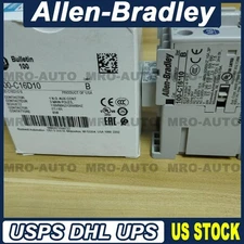 Allen-Bradley 100-C16D10 16 AMP 120VAC COIL IEC Contactor New Sealed 100C16D10