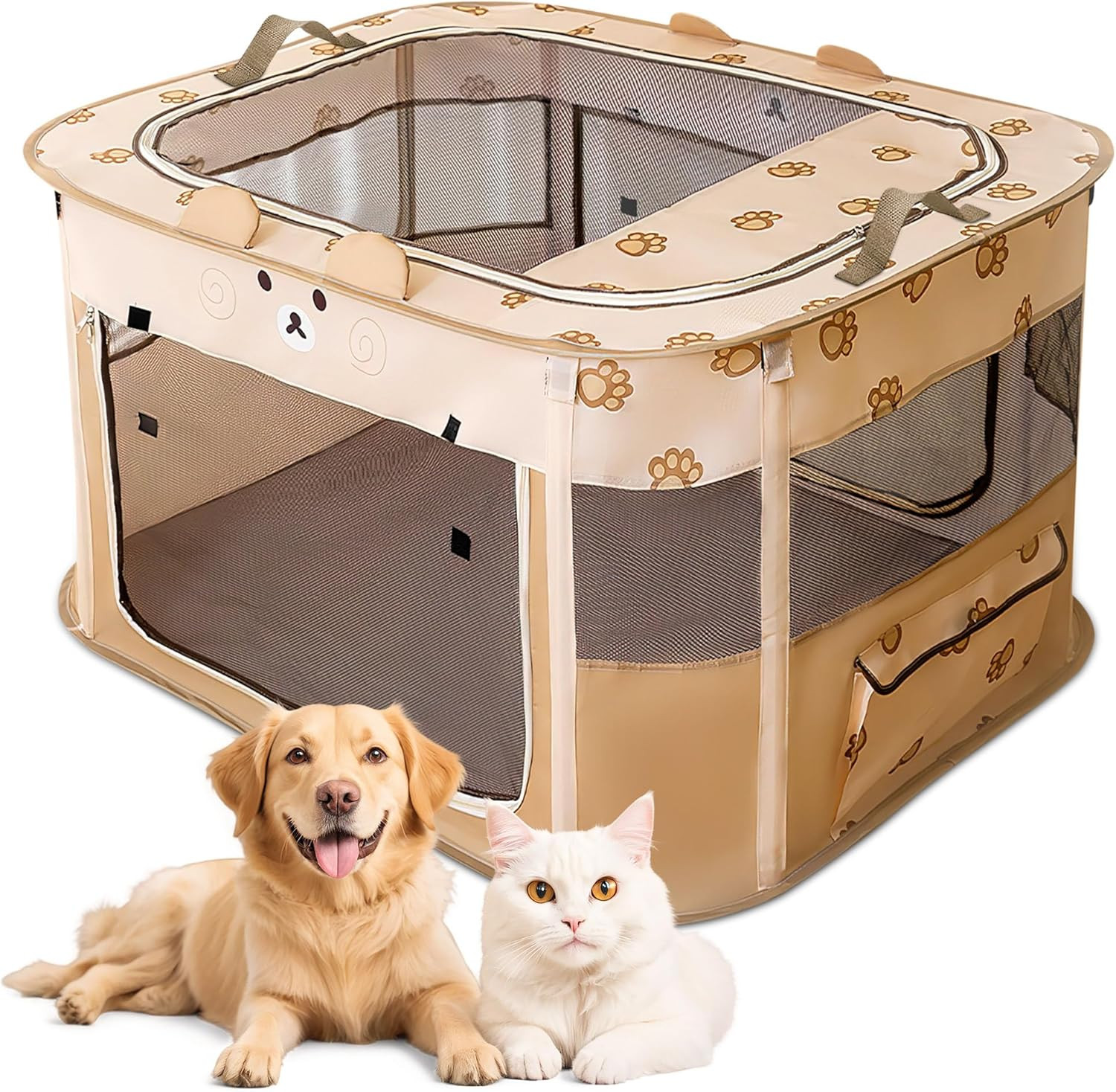 Box Cane Pieghevole Salvaspazio - Recinto Interno Esterno Leggero