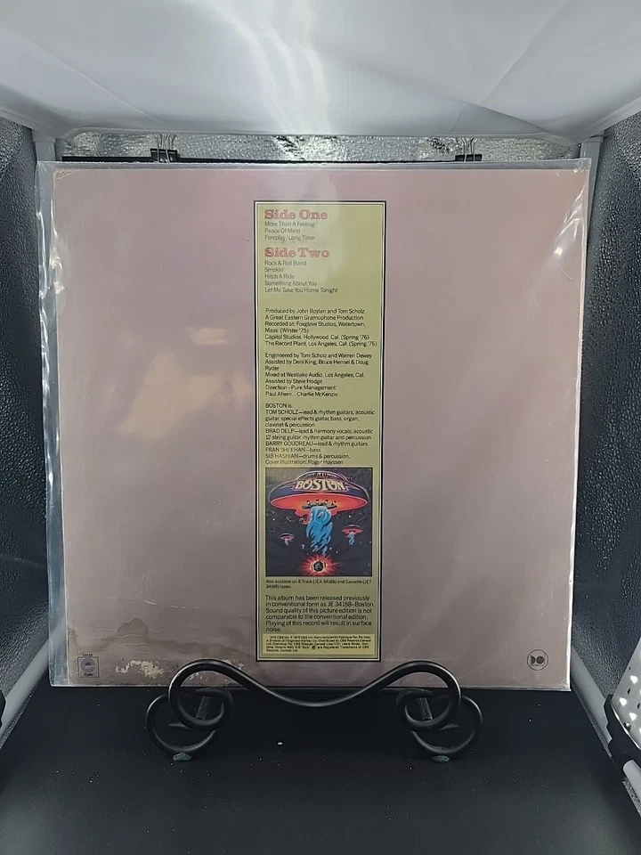 BOSTON OG/Original limited edition PICTURE DISC LP 1976 EPIC E99 34188 EX/VG - Image 3 of 4