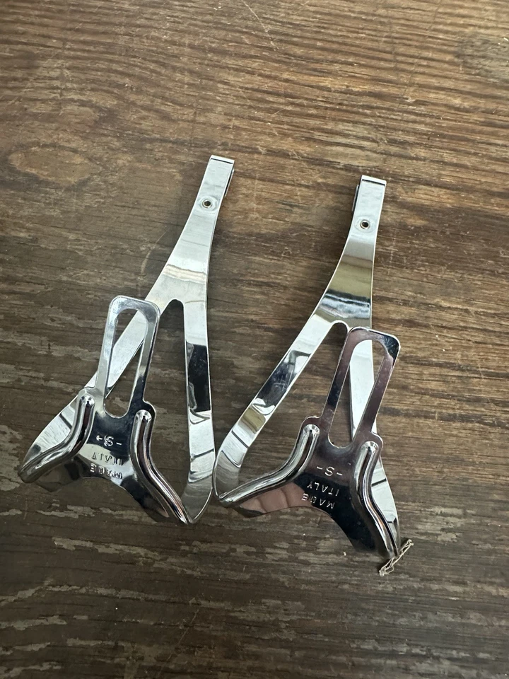 Vintage NOS Campagnolo C Record Era Chorus Toeclips Small - Image 4 of 4