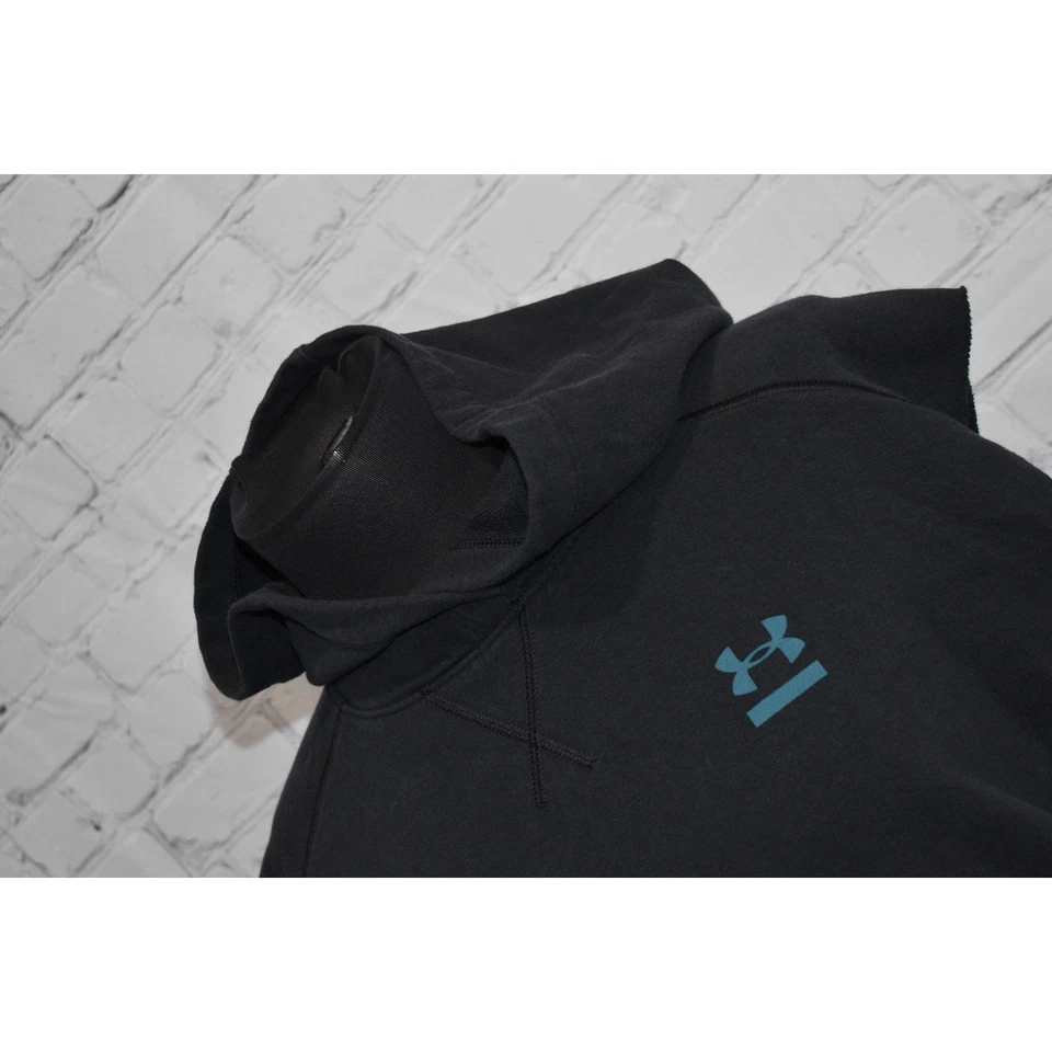 Under Armour Hoodie Pullover Womens Size Medium Cut Off Sleeves Crop Top - Image 3 of 4