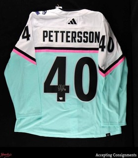 Elias Pettersson Signed 2023 All Star Game Adidas Jersey AUTO Fanatics COA