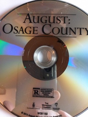 AUGUST OSAGE COUNTY DVD DISC ONLY USED FREESHIP NOTRACKING