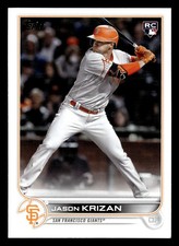Jason Krizan 2022 Topps #US65 San Francisco Giants ROOKIE Buy10get5FREE