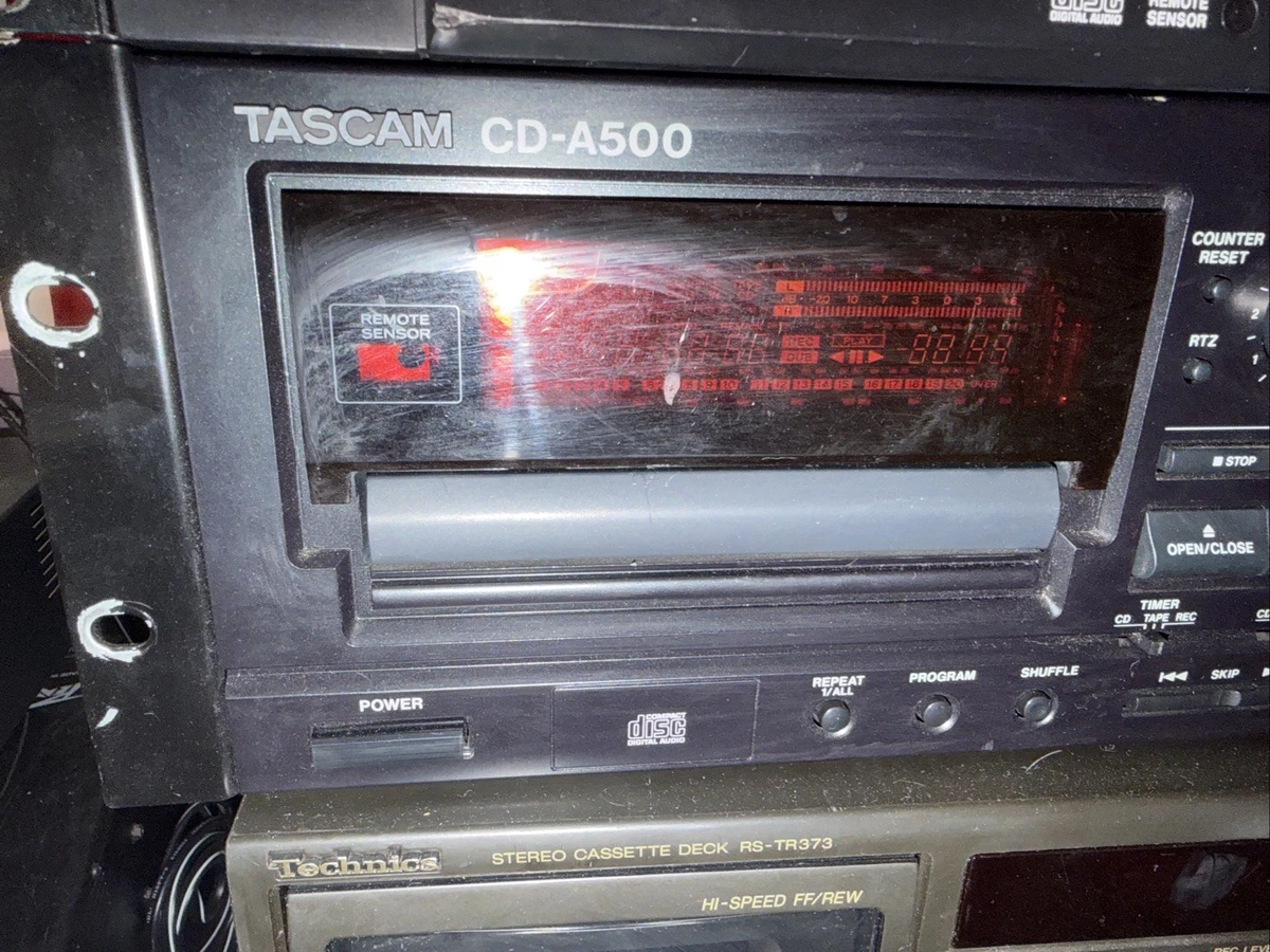 TASCAM CD-A500 デュアルデッキ カセットとCD対応です。 Tascam CD-A500 CD Player for sale online | eBay