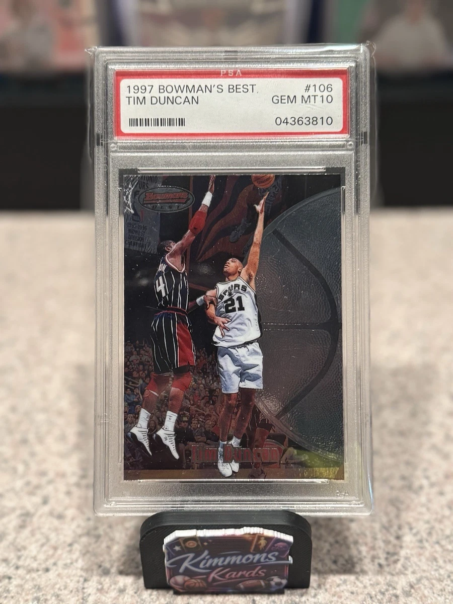 Topps Tim Duncan Basketball Rookie Sports Trading Cards for sale