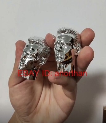 Terminator T1000 Liquid Meta Electroplate Head Sculpt for 1/6 Scale Figure Stock