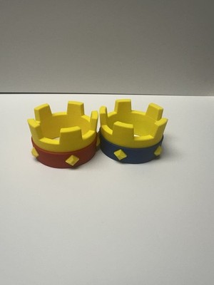 Clash Royale Blue And Red Crown (3D Printed)