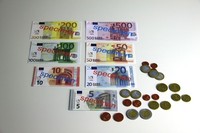 Euro Spielgeldsatz 22X MüNzen / 22X Scheine MüNzgeld Banknoten
