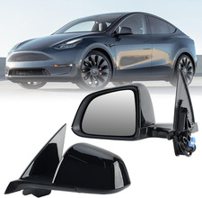 Left Driver Side Mirror Compatible with Tesla Model Y 2020-2024