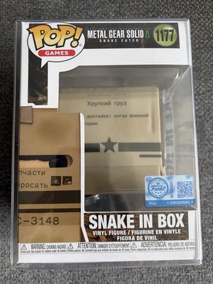 Metal Gear Solid Snake Eater: Snake In Box #1177 Funko Pop! + Kunststoffschutz