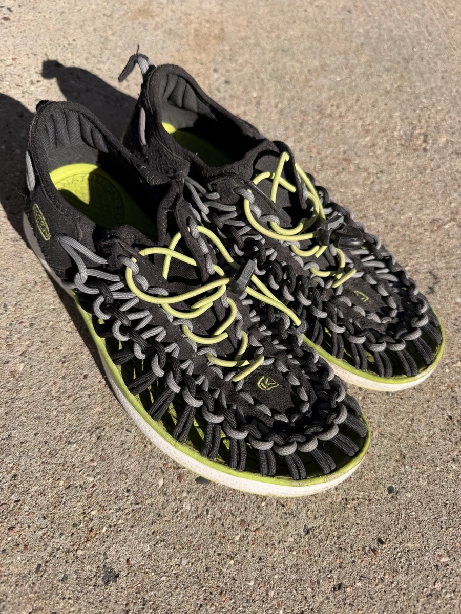 KEEN Hiking Sandal CNX Waterproof Black Yellow Men/Youth Size 7 s-l400.jpg main image 2