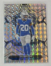 Julian Love SILVER MOSAIC PRIZM - Seahawks - 2024 Mosaic Football