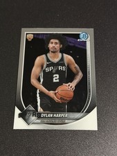 2025-26 Bowman Basketball CHROME BCV-2 Dylan Harper, San Antonio Spurs RC