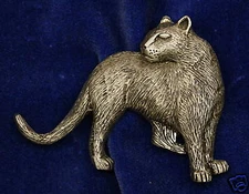 Empire Pewter Mountain Lion/ Cougar Pewter Pin