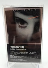 Foreigner - Inside Information Audio Cassette Tape 1987 Atlantic Tested