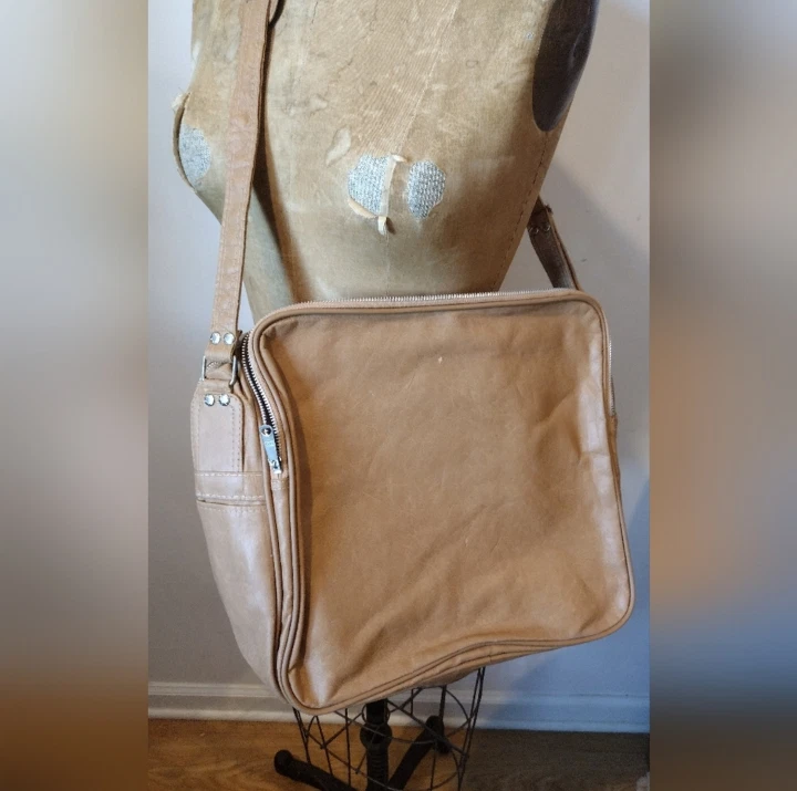 NIKE Bag  Vintage 70s 80s Travelite PVC Luggage RARE Messenger Tote Bag - Image 2 of 4