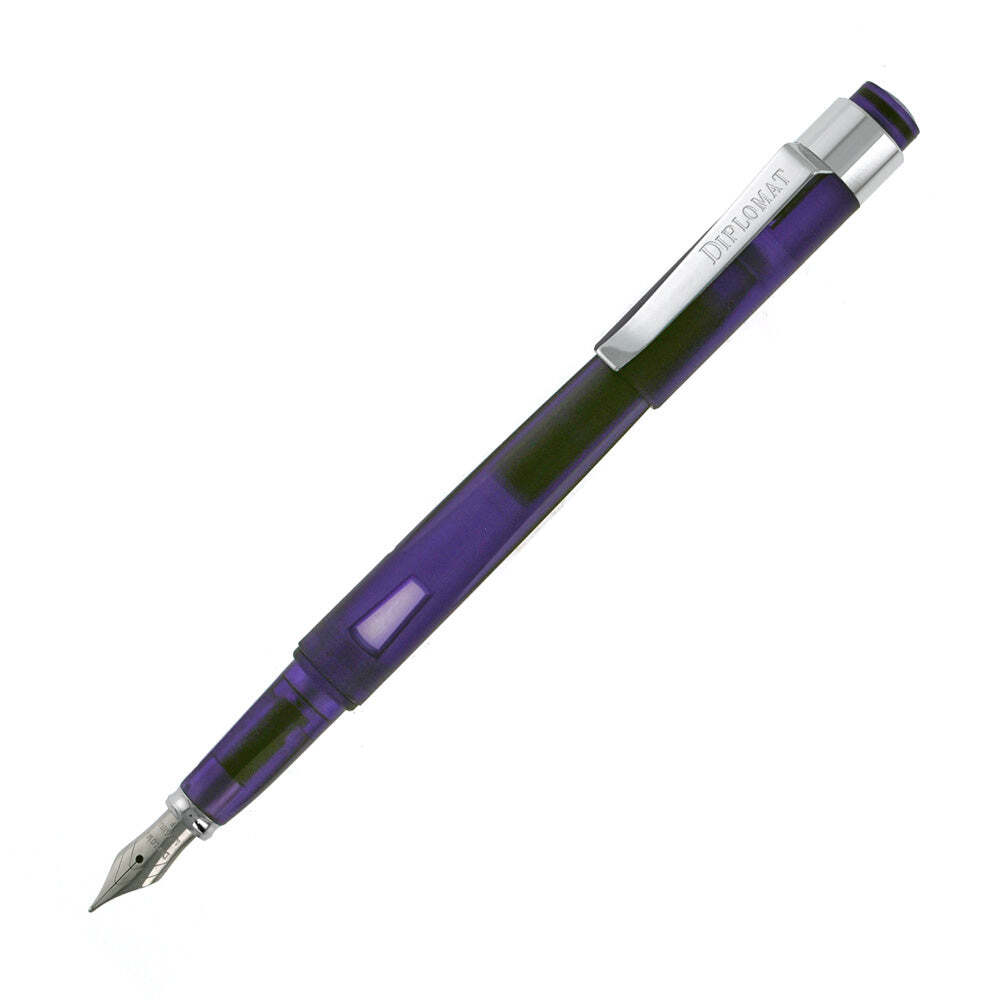 Diplomat Magnum Fountain Pen, Demo (Translucent) Purple