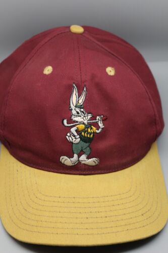Vintage Bugs Bunny Golfing Snapback Hat Cap Looney Tunes 1994 Elite VTG Swag - Picture 2 of 10