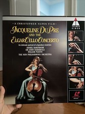 Jacqueline Dupre and The Elgar Cello Concerto Laserdisc 1982 Extended Play