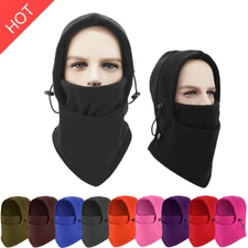 Winter Windproof Hat Balaclava Ski Mask with Thick Warm Fleece Face Cover Unisex