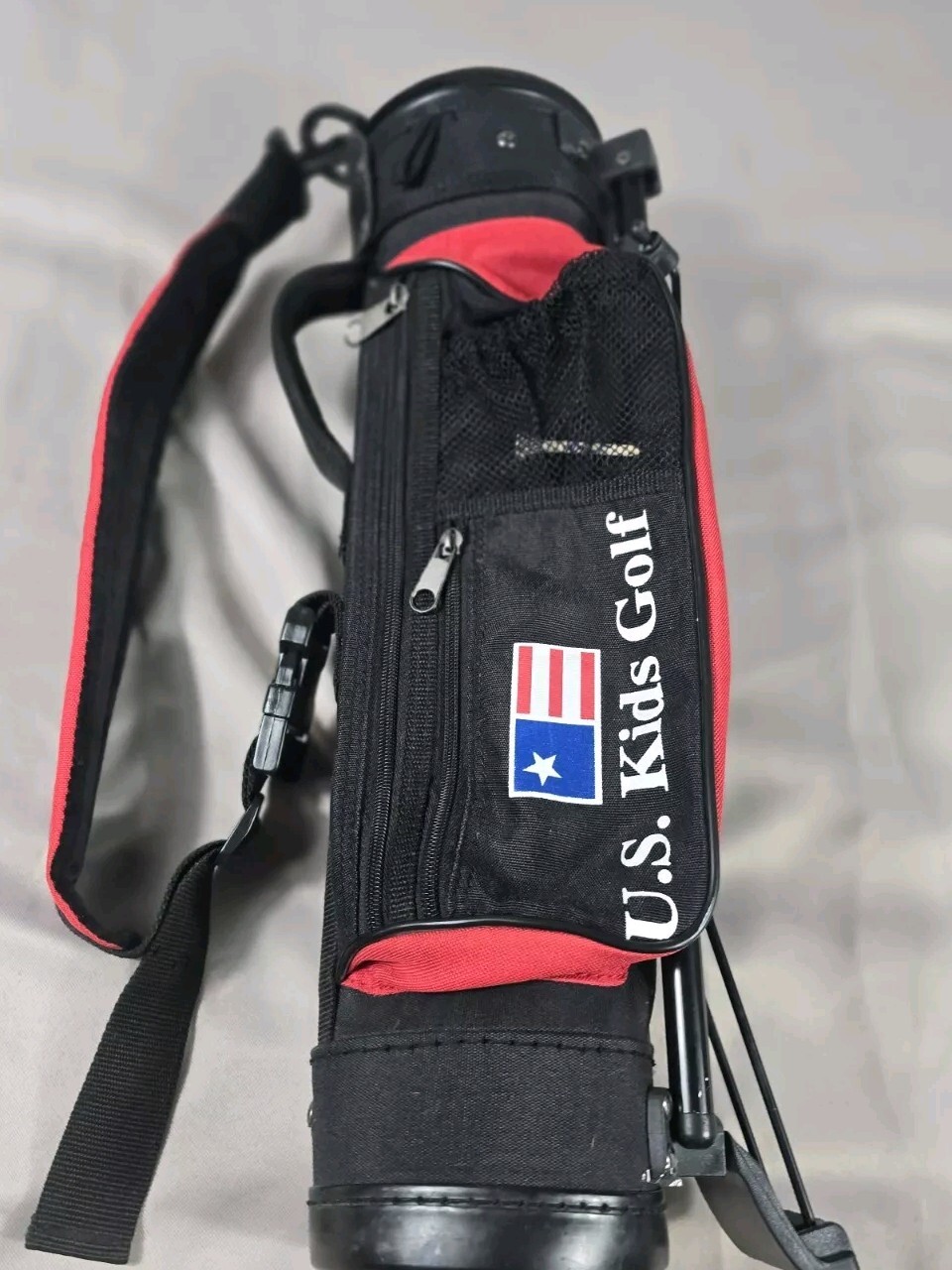 US Kids Golf Bag Youth 4 Way Carry Stand Dual Strap 20 inch Golf Bag