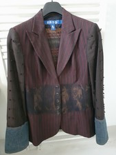 Ohdd Save The Queen Jacket Brown Size M Boho Festival Hippie Chic Ex