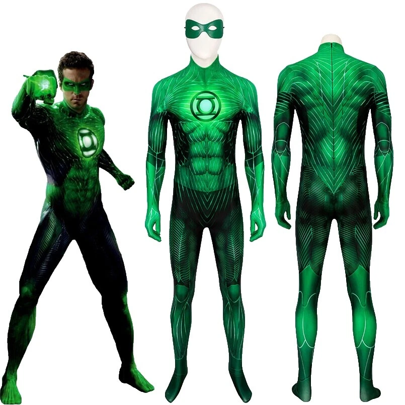 Green Lantern Traje Disfraces Para Hombres