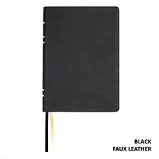 LSB Legacy Standard Bible Giant Print Reference Edition-Black Paste-Down Faux