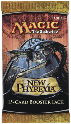 New Phyrexia Booster Pack Mtg Magic Sealed Free Shipping!