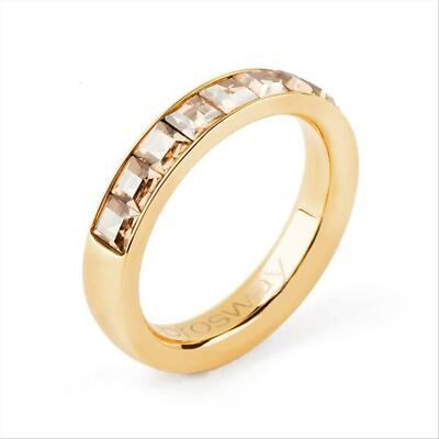 ANELLO DONNA IN ACCIAIO BROSWAY BTGC50A CON PAVE' DI CRISTALLI