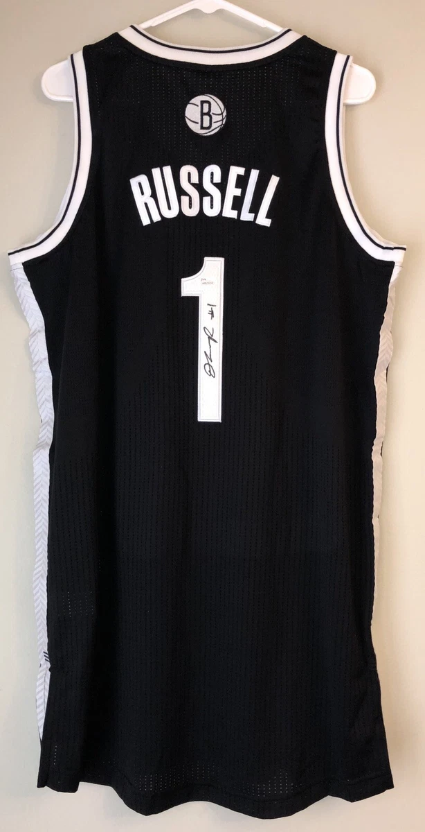 D Angelo Russell Autograph Brooklyn Nets Signed Rev 30 NBA