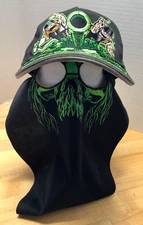 World Wrestling DX Army Member Hat Cap Strapback Black Embroidered w/ Mask RARE