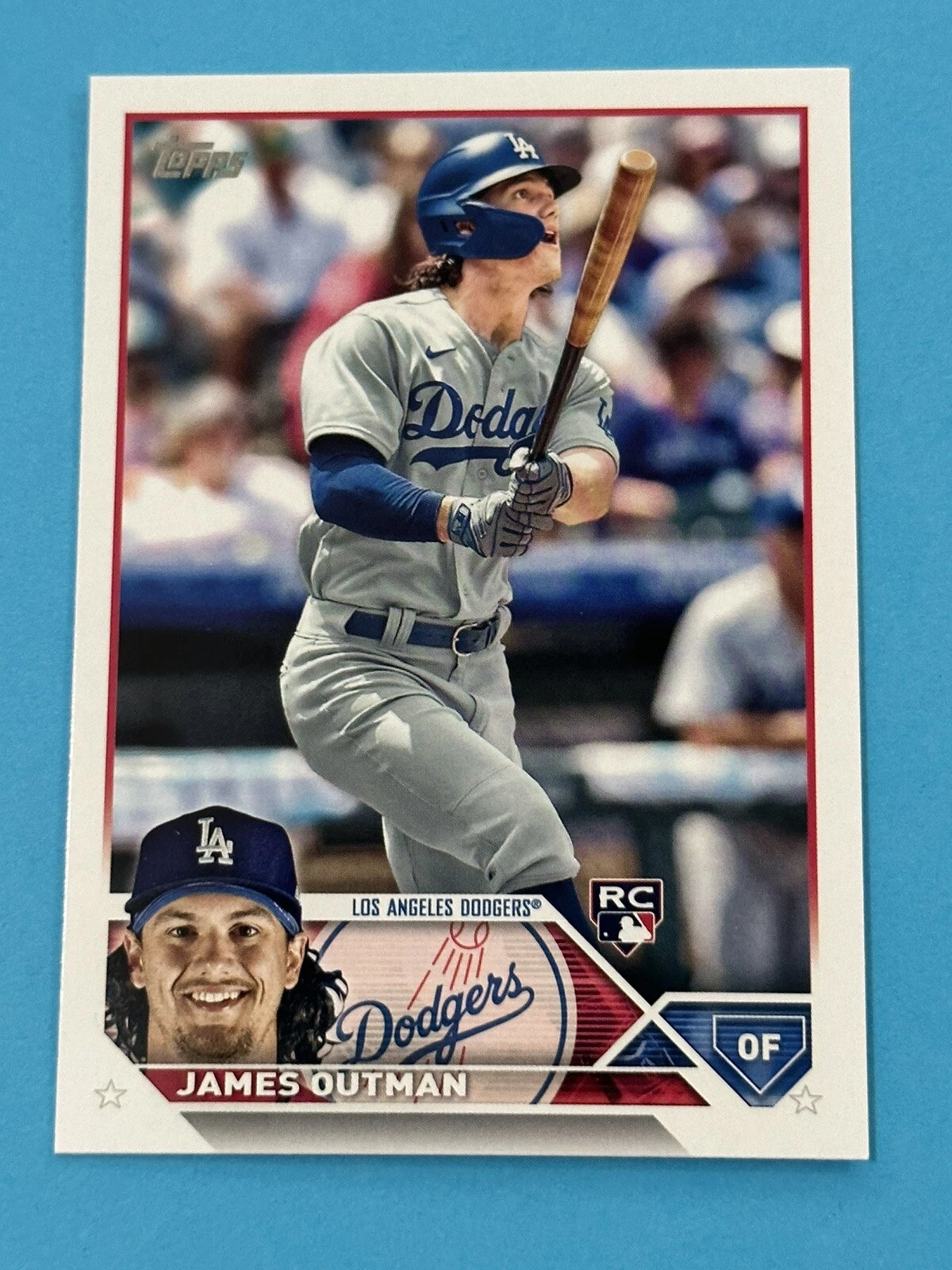 2023 Topps Series 2 James Outman Rookie #395 Los Angeles Dodgers RC (T)