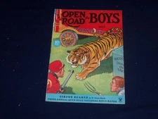 1935 JULY OPEN ROAD FOR BOYS MAGAZINE - CIRCUS SCARES BY W. HENRY SHEAK- SP 5398