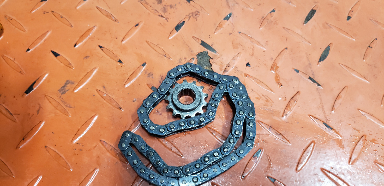 OEM 85 Kawasaki EN450A EN450 LTD 454 Starter Chain GEAR DRIVE