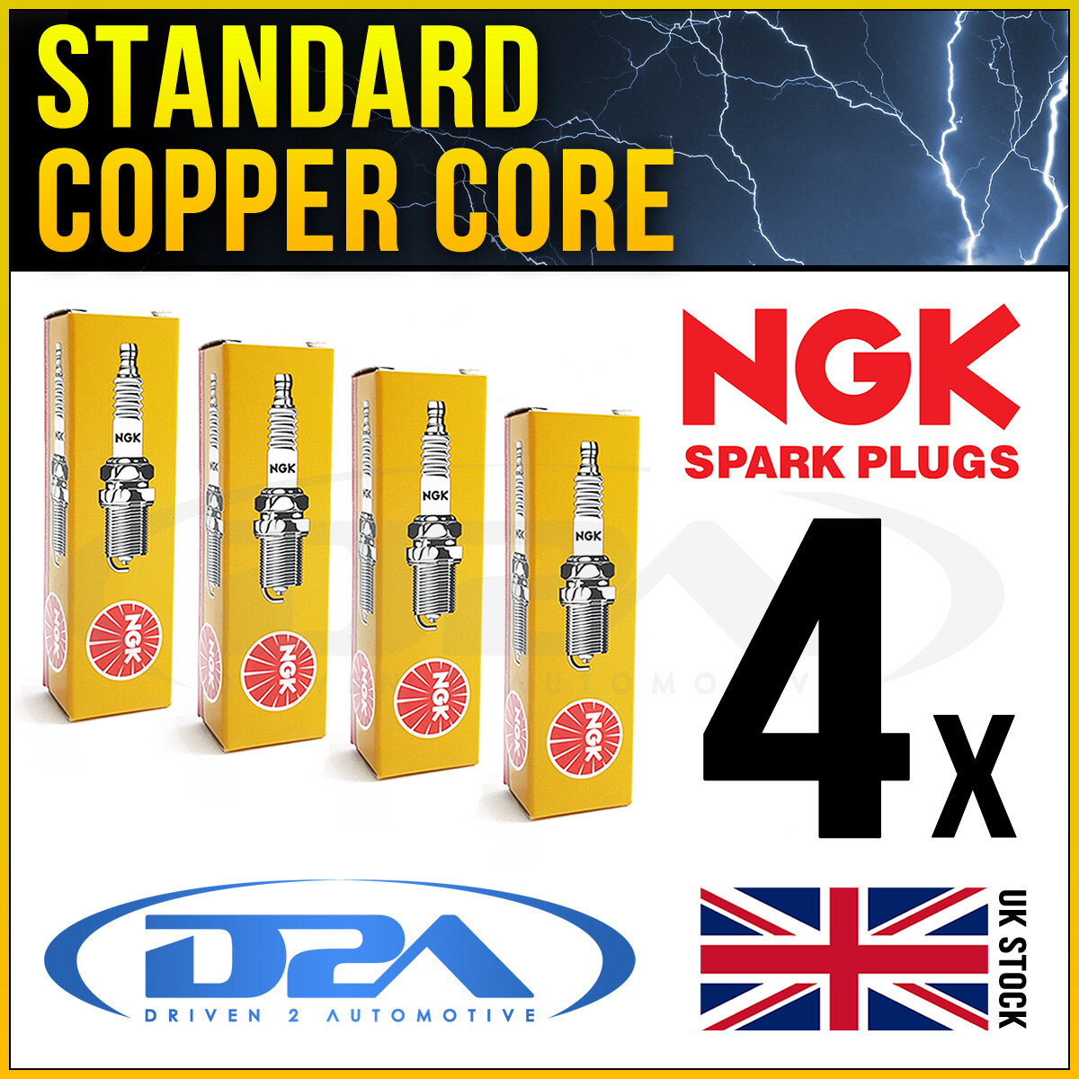 2-Pack NGK B-4H Spark Plugs - Tune-Up Or Performance Upgrade For Small Engines 3 thumbnail image