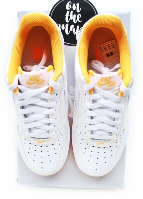 【送料&関税込】Off-White Oeri063 Memphis2107 Orange - Unise Nike Air Force 1 '07 AF1 White Laser Orange Yellow Stitch UK