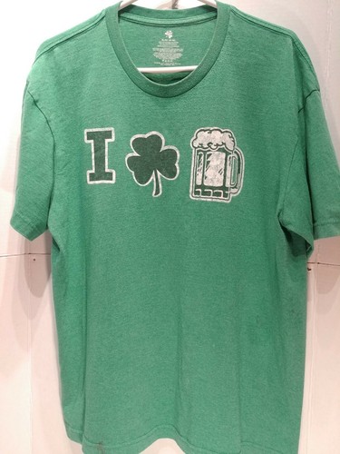 Lucky Green T-shirt Mens XL | eBay