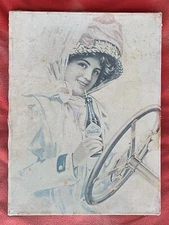 Coca Cola Ad From 1905 ORIGINAL LADY DRIVING CAR When Dusters Were In Vogue